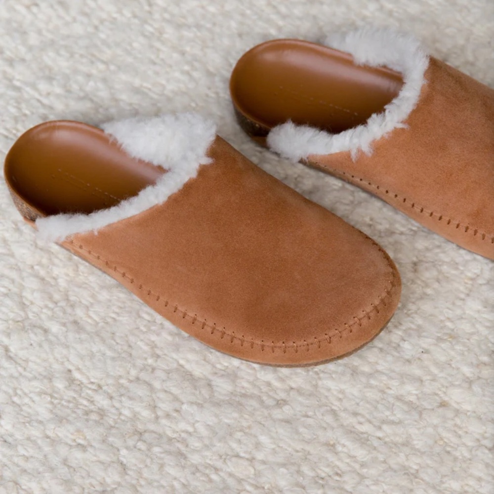 Jenni Kayne Shearling-Lined Moc Clog 36